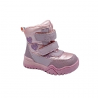 Детские зимние сноубутсы для девочки, розовые (H-263), Clibee